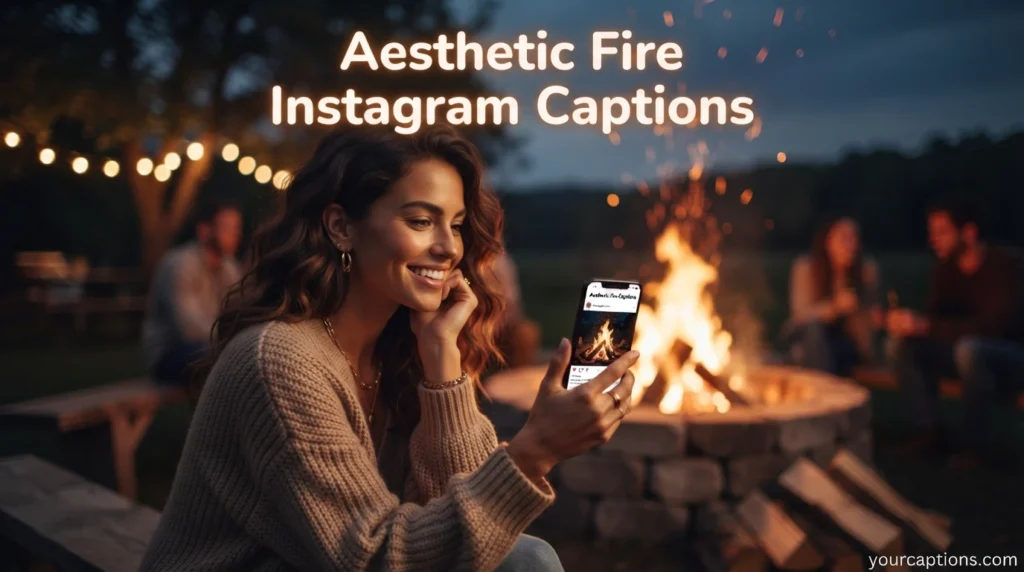 Aesthetic Fire Instagram Captions