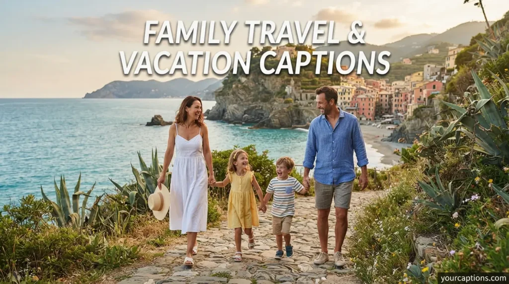 Family Travel & Vacation Captions