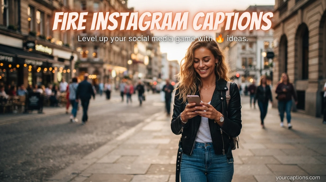 Fire Instagram Captions