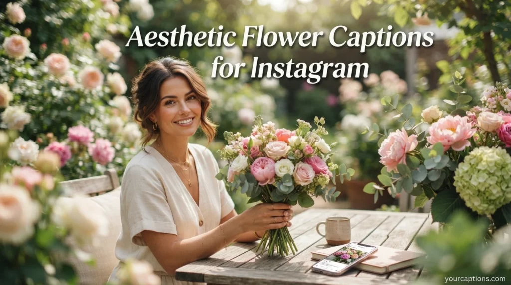Aesthetic Flower Captions for Instagram