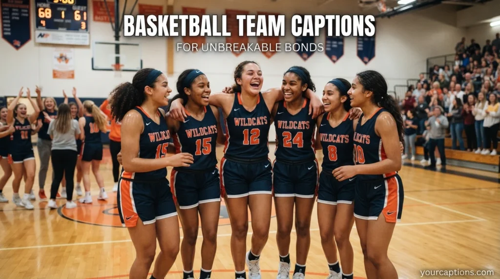 Basketball Team Captions for Unbreakable Bonds