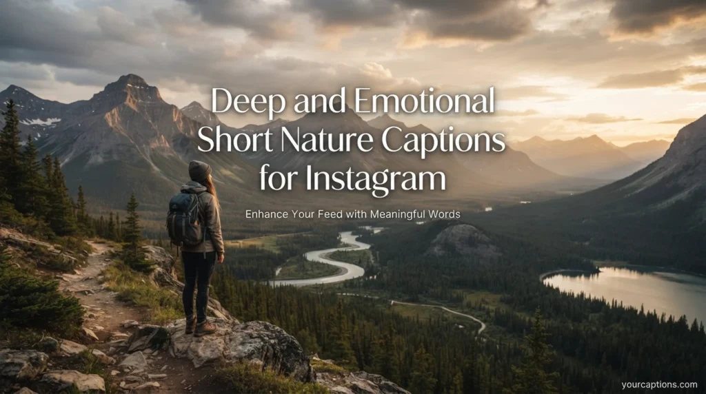 Deep and Emotional Short Nature Captions for Instagram
