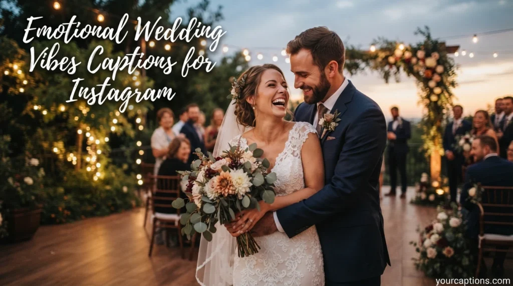 Emotional Wedding Vibes Captions for Instagram