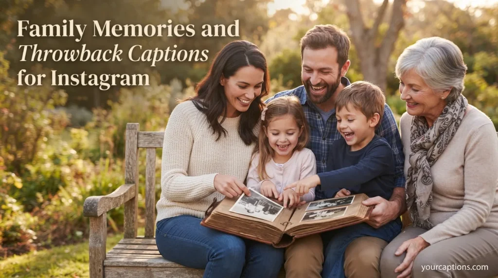 Family Memories and Throwback Captions for Instagram