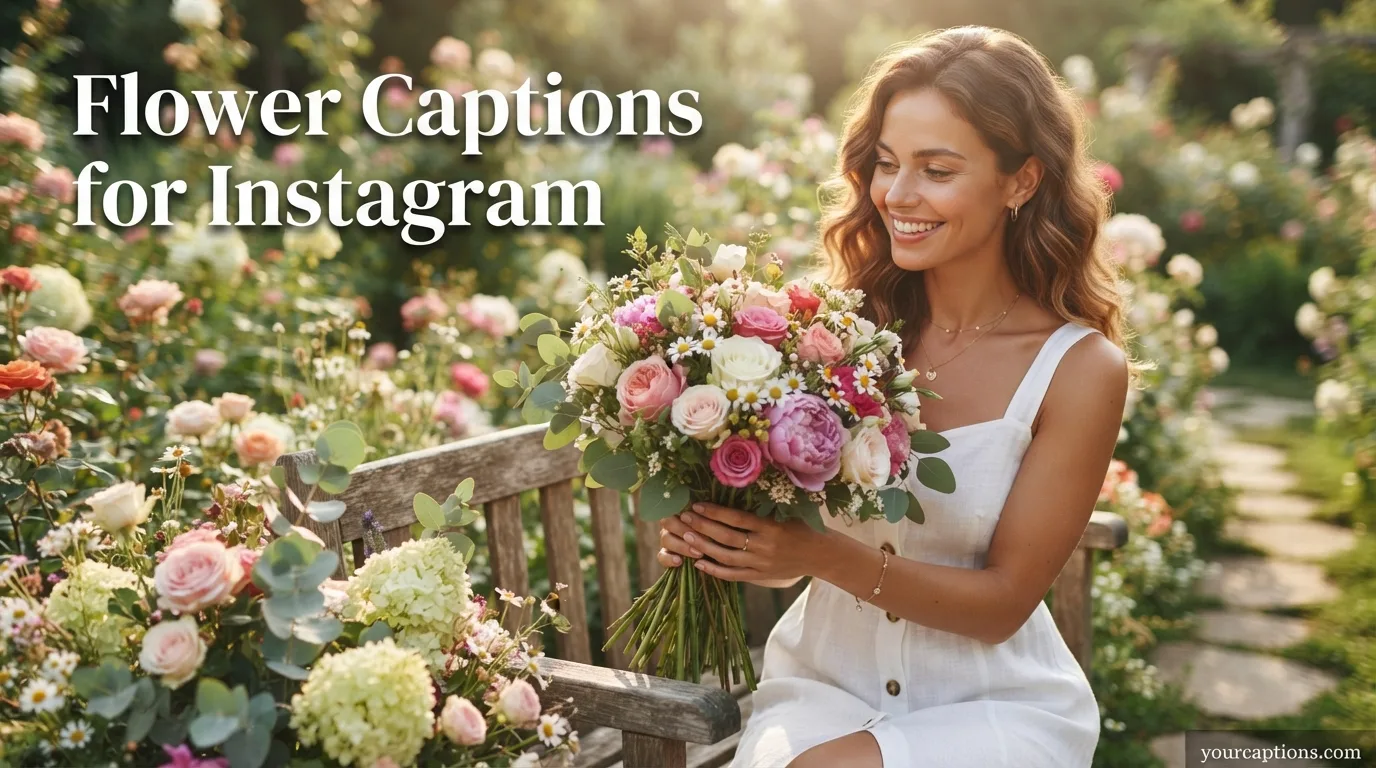 Flower Captions for Instagram