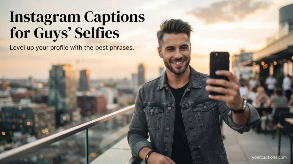 Instagram Captions for Guysโ Selfies