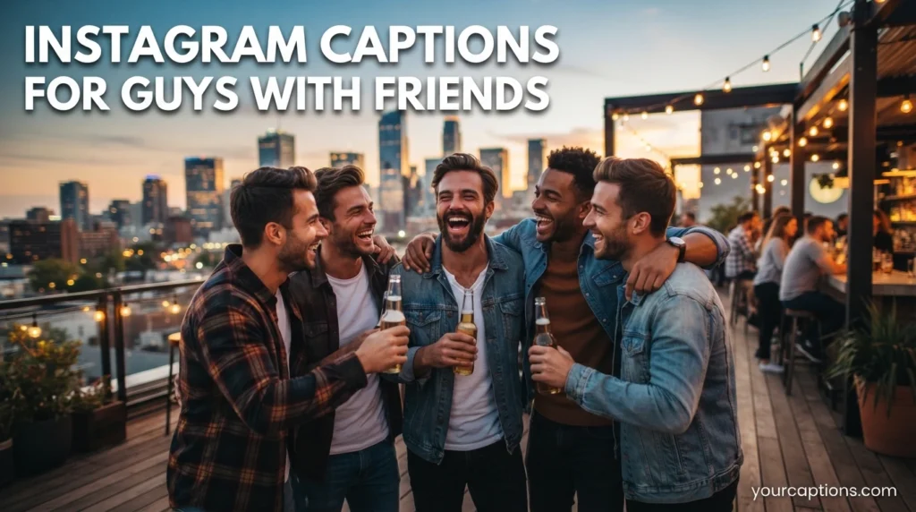 Instagram Captions for Guys With Friends
