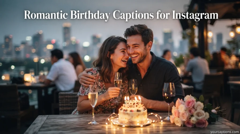 Romantic Birthday Captions for Instagram