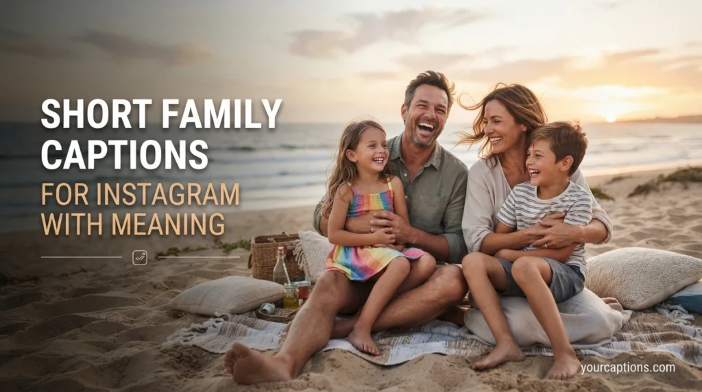 Short Family Captions for Instagram With Meaning