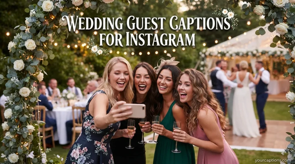 Wedding Guest Captions for Instagram