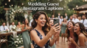 Wedding Guest Instagram Captions